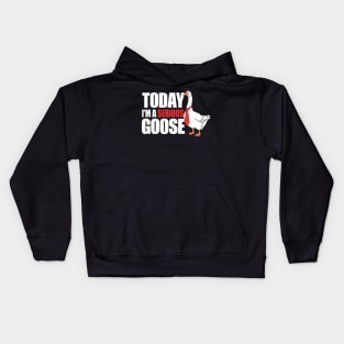 A Serious Goose Kids Hoodie